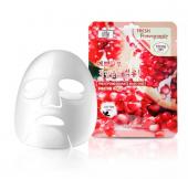 3W CLINIC FRESH POMEGRANAT Тканевая маска для лица с гранатом, 23мл