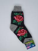 Носки женские вязаные «Роза»