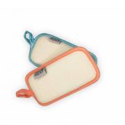 Натуральная мочалка-губка для детей и взрослых (натуральная люффа+ морские водоросли)