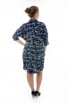 Женское платье рубашка с карманами 2985 размер 46-50