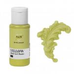 Водорастворимая пищевая гуашь MATT GEL PASTE YELLOW (Желтый) 30 мл