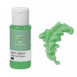 Водорастворимая пищевая гуашь MATT GEL PASTE MINT GREEN (Малахит) 30 мл