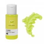 Водорастворимая пищевая гуашь MATT GEL PASTE LIME (Лайм) 30 мл