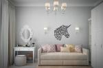 ***Деревянный интерьерный пазл EWA Design Единорог