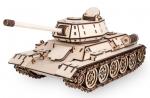 ***Конструктор деревянный 3D EWA Танк T-34