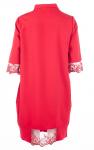 Платье-рубашка женское с кружевом 249352 размер 52, 54, 56, 58