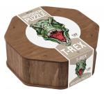 ***Деревянный пазл-головоломка EWA Динозавр T-REX XL (40x24 см) коробка-шкатулка