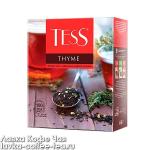 чай Tess "Thyme" чёрный с чабрецом и цедрой лимона 1,5 г*100 пак.