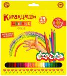 Набор цветных карандашей Каляка-Маляка 24 цв. шестигранные 3+