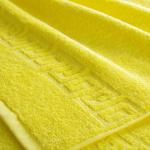 Полотенце махровое Туркмения жёлтое