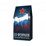 Чай в треугольной коробке "С днем защитника Отечества" (флаг России) 50 гр.