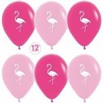 Набор воздушных шаров S 12" (30 см) Фламинго 5 шт. 143637