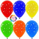 Набор воздушных шаров S 12" (30 см) Пузыри ассорти 5 шт. 330266