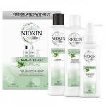 NIOXIN SCALP RELIF Набор (шампунь 200мл+кондиционер 200мл+сыворотка успокаивающая 100мл)