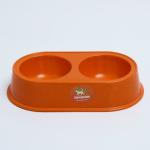 Миска бамбуковая двойная