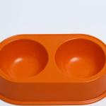 Миска бамбуковая двойная