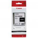 Картридж струйный CANON (PFI-120MBK) для imagePROGRAF TM-200/205/300/305, матовый черный, 130мл,ориг