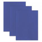 Цветной фетр для творчества 400*600мм ОСТРОВ СОКРОВИЩ 3л., толщ. 4мм, плотный, синий, 660657