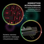 Клавиатура проводная игровая SONNEN KB-7700, USB, 104 клавиш+10 программируемых, RGB, черная, 513512