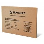 Доска комбинированная: магнитно-маркерная, пробковая для объявлений, 60х90 см, BRAUBERG Extra, 237566