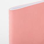 Тетрадь-скетчбук A5 (147х210мм) 48л сшивка кожзам под замшу, 70г/м, розовый, BRAUBERG CAPRISE,403860