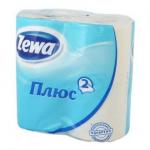 ЗЕВА ПЛЮС туал.бумага 2-х сл.  4 шт Белая/24