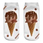 300161 Носки 3D "Шоколадное мороженое"