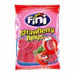 Жевательный мармелад Fini Jelly Strawberry Rings (клубничные кольца) 100 гр