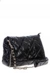 Женская сумка из водооталкивающей ткани, цвет черный