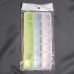 3032785 Контейнер для рукоделия прям-к 21 отделение 21,5*10,5*2см МИКС