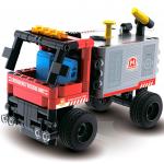 Mioshi Tech Автомобиль-конструктор "Пожарная машина" (163 дет., брызгает водой)