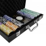 Фабрика Покера: Премиум-набор из 300 фишек для покера с номиналом в кожаном кейсе