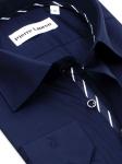 0208TESF Приталенная мужская рубашка с длинным рукавом Slim Fit