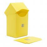 Пластиковая коробочка Blackfire вертикальная - Жёлтая (80+ карт)