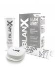 Отбеливающий набор BlanX® PRO Glam White Kit: Капы 2 шт. Отбеливащий гель 40 мл Ополаскиватель 6 стиков