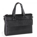 Портфель мужской кожаный 3068-5H black Heanbag