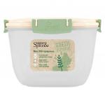 "Sugar&Spice" Контейнер для продуктов пластмассовый "Green Republic" 0,6л, 14,5х10,7х7,8 см, герметичный, лен, подходит для СВЧ (Россия)