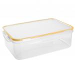 "Modena" Контейнер для продуктов пластмассовый 1,5 л, квадратный, прямоугольный, подходит для СВЧ (Россия)