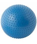 Фитбол массажный GB-301 65 см, антивзрыв, синий