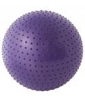 Фитбол массажный GB-301 75 см, антивзрыв, фиолетовый