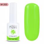 Гель лак Fiore №203 Neon Sugar Apple (Неоновое сахарное яблоко)