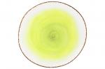 Тарелка обеденная 26,5*26,5*2,5 см "Кантри" зеленая