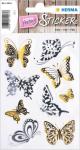 HERMA НАКЛЕЙКИ CREATIVE бабочки (золото  (серебро)