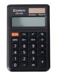 COMIX калькулятор 8-разрядный карманный, двойное питание, 98х60мм, чехол.