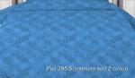 Ткань бязь 150 см ЛЮКС "Ботаника" (синий)