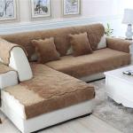 Комплект накидок на диван 90/150-2шт и 90/210-1 шт коричневый