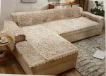 Комплект накидок на диван с кружевом 70х150 см - 2 шт. 70х210 см - 1 шт. 2111-04 крем