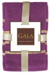 Комплект из 2х махровых полотенец (50х80;70х130) ТМ Gala Goldy лиловый ASH