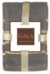 Комплект из 2х махровых полотенец (50х80;70х130) ТМ Gala Goldy тауп ASH