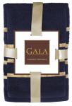 Комплект из 2х махровых полотенец (50х80;70х130) ТМ Gala Goldy чернильный ASH